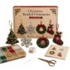 Christmas Beaded Ornaments DIY Kit, 4 Pack Xmas Tree Hanging Decor Set
