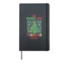 Christmas Chemist Tree Shirt Chemistry Physics Periodic Gift Hardcover Journal, Black