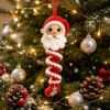 Christmas Crochet Snowman Spiral Ornament DIY Kit Holiday Craft Set (Doll)