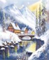 Christmas Napkins, Decoupage Paper Vintage, Paper 40pcs, Beverage Size