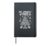 Christmas Oh Chemist Tree Shirt Ho Chemistry Student Gift Hardcover Journal, Black