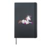 Christmas Unicorn I Christmas Sweet Unicorns Kids Hardcover Journal, Black