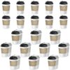 Chuangdi 60 Pcs Coffee Cup Classroom Decor Coffee Cup Bulletin Board Cutouts 6 x 4.5 Inch Classroom Decor for Teacher Student Back to School DIY Name Tag Label Craft