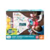 Chuckle & Roar Dinosaur Glow Floor Puzzle - 50-Piece, 2 ft x 3 ft - Glow-in-the-Dark Dinosaur Bones & Puzzles for Kids Ages 4+ - Oversized Interlocking Pieces for Small Hands - Family Game Set