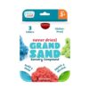 Chuckle & Roar Grand Sand Play Sand - Red, Blue & Green, Ages 3+, Pack of 3 - Never Dries, Sensory Bin Filler - Works Under Water, Sensory Table Filler - Stretch, Mold & Cut
