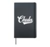 Chula Latina Women Girls Cinco de Mayo Spanish Mexican Hardcover Journal, Black
