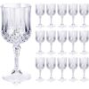 Ciaell 48PCS Plastic Wine Glasses - 7 oz Disposable Goblets for Party