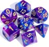 CiaraQ 7pcs Polyhedral Dice Set for Dungeon and Dragons MTG Table Games