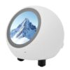 ciciglow AI Desktop Robot Companion, with 1.28 Inch Screen Voice Wake Up WiFi Weather Clock Bluetooth 5.0 for Interactive Chat and Entertainment