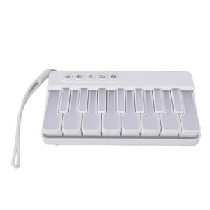 ciciglow Light Up Keyboard Piano Toy, 7 Color LED Lighting Effects, Light Guided Play Mode, Safe Rounded Corners, Multiple Instrument Sounds Demo Songs