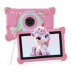 C idea 7-inch Tablet for Kids, 6GB(3+3) RAM + 32GB ROM Android 15 Toddler Tablet, Pre-Installed iWawa, Parental Controls, Supports Bluetooth and WiFi (Pink)