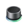 Cillso Magnetic Portable Bluetooth Speaker, IPX5 Splashproof Wireless Speaker with TWS Stereo, RGB Rhythm Lights, Bluetooth 5.4, 500mAh Battery Hands-Free Call for Car Shower Gym Outdoor, Dark Gray
