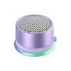 Cillso Mini Magnetic Portable Bluetooth Speaker, IPX5 Splashproof Wireless Speaker with TWS Stereo, RGB Rhythm Lights, Bluetooth 5.4, 500mAh Battery Hands-Free Call for Car Shower Gym Outdoor, Purple