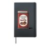 Cinnamon Sugar Full Of Flavor Vintage Tin Christmas Baking Hardcover Journal, Black
