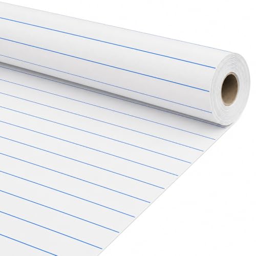 Cinrobiye Notebook Theme Bulletin Board Paper Roll, 15.7 in x 20 Ft Reusable Fabric Classroom Background, Back to School Classroom Decor for Teachers, Bulletin Board Backdrop, Wall Door Decorations