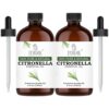 Citronella Essential Oil – 4 Fl Oz – 100% Pure and Natural Citronella Oil for Diffuser and Aromatherapy, Skin, Massage, Candle and Soap Making Fragrance - with Dropper (Pack of 2)