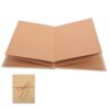 CIYODO Hardcover Accordion Scrapbook Album 11x8 Inches with Kraft Paper, Smooth Writing and Flexible Folding Design, Memory Scrapbook for Graduation, and Creative Projects