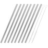 CIYODO Reusable Decorative Straws Stainless with Set Steel Heart-shaped Cleaning Brush, Metal Drinking Straws for Sturdy 10pcs Kit Party Drinks Home Use