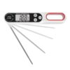 CKZQSUBCC Digital Meat Thermometer Cooking Food Kitchen Probe Oil Liquid Oven Temperaure Sensor Meter Thermocouple(Black)