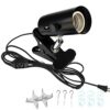 Clamp Lamp Light with 15ft Dimmer Plug-in Cord Adjustable Habitat Lighting Mini Spotlight with Black Heat Lamps Holder Stand for Reading Warehouse Food Truck Portable for Pets Reptiles NO Drilling