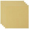 Classic Baseplates for Lego, 10" x 10" Building Brick Base Plates 32x32 Stud, 100% Compatible with All Major Brands Baseplates for Building - Sand 4pcs