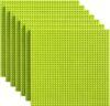 Classic Baseplates for Lego, 10" x 10" Building Brick Base Plates 32x32 Stud, 100% Compatible with All Major Brands Baseplates for Building - Light Green 6pcs