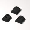 Classic Building Brick Bulk, Slope, Curved 2x2 Double with 2 Hollow Studs, 40 Piece, Compatible with Lego Parts and Pieces:(Color:Black)