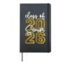 Class Of 2026 Back to School Seniors Graduation Hardcover Journal, Black