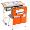 Classroom Chair Organizer Multi Pocket Desk Hanging Storage Bag (F)