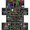 Classroom Decoration Motivational Bulletin Board Poster Back to School Banner Set for Kindergarten Preschool Elementary Primary High School Inspirational Classroom Chalkboard Wall Door Decors Supplies