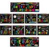 Classroom Decorations Bulletin Board Poster Banner Set Classroom Party Supplies for Kindergarten Pre-School Primary High School(When You enter Classroom)