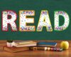Classroom Decorations Reading Poster for Teachers Bulletin Board and Wall Decor for Pre School, Elementary, Middle School, Daycare, Library Read Sign(Colorful Dots)