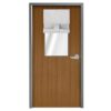 Classroom Door Window Cover,Blackout Shades for Classroom Windows and Doors，Privacy,Room Darkening Design Blocks Views, Classroom Window Cover Lockdown. (10W x 30L Inches, 1 Panel,Greyish White).