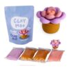 Claymoo Succulent Clay Kit – Air Dry Foam Clay Craft for Adults & Teens