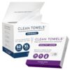 Clean Towels XL 50ct + Travel HA 10 count Bundle