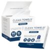 Clean Towels XL 50ct + Travel OG 10 count Bundle