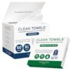 Clean Towels XL 50ct + Travel SS 10 count Bundle