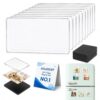 Clear Acrylic DIY Fridge Magnet Set with Adhesive Backing Magnets Kit