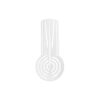 Clear Acrylic Drawing Ruler Geometric Pattern Art Template Ruler with Measurement Scale for Sketching Doodling Tool