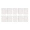 Clear Sheet Protectors - 10 Pieces 5-Ring M5 Zipper Document Sleeves