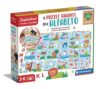 Clementoni- Sapientino Gigante Dell'Alfabeto-Gioco Educativo 3 Anni, Puzzle Alfabeto Bambini, 24 Pezzi, Imparare Le Lettere-Made in Italy, Colore Italiano, 16437