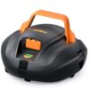CliBot S1 Cordless Pool Vacuum, Automatic Pool Cleaner Robot with 120 Min Runtime, Powerful Dual-Motor, Auto Park, 2 Cleaning Paths, for Above Ground Pools and Flat In-Ground Pools up to 850 Sq.Ft