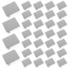 CLISPEED 100pcs Silver Scratch Off Stickers for Customer Reward Tickets, Paper Speech Bubble Labels with Surprise Reveal Function, for Birthday Parties and Holidays