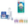 Clorox Toilet Wand Starter Kit Disinfecting Wipes (75 Count) + Purell Hand Sanitizer 1 fl oz (Pack of 8) Bundle