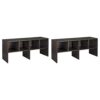ClosetMaid 508200 Heavy Duty Shelf Organizer with Shoe Rack and Cube Storage, Espresso (2 Pack)