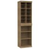 ClosetMaid Modular Storage Organizer Kit Includes; (1) 12-Shelf Unit with Dividers, and (1) 3-Shelf Unit, Sand