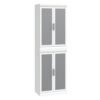 ClosetMaid Mosaics Storage Organizer Kit Includes; (2) Shelf & Door Units, White