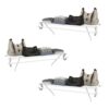 ClosetMaid SuperSlide Ventilated Shelf Kit with Closet Rod, 6" H x 48" W x 12" D, White, 3-Pack
