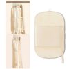 Closet Press Board Organizer, Space Saving Garment Bag, Space Saver Compression Bags, Jacket Storage For Closet, Large Capacity Closets Organizer For Office Bedroom Travel RV Daily Home (Beige)
