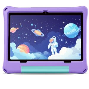 Cloudangle Kids Tablet 10 inch, Tablet for Kids with Case, Purple